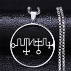 Dagon Sigil Pendant Necklace — Silver