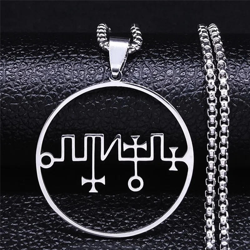 Dagon Sigil Pendant Necklace — Silver
