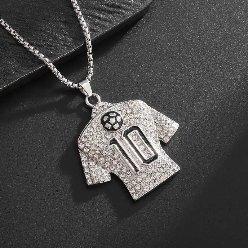Fashionable and Domineering Ak-47 Submachine Gun Pendant Necklace Suitable for Men\'s Personalized Hip-Hop Rock Punk