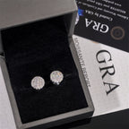 Full Moissanite D Color Women's Men Hip-hop Earrings 925 Sterling Silver Screw Ear Stud High Quality Fine Jewelry for Women Gift