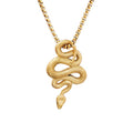 Snake Pendant — Stainless Steel