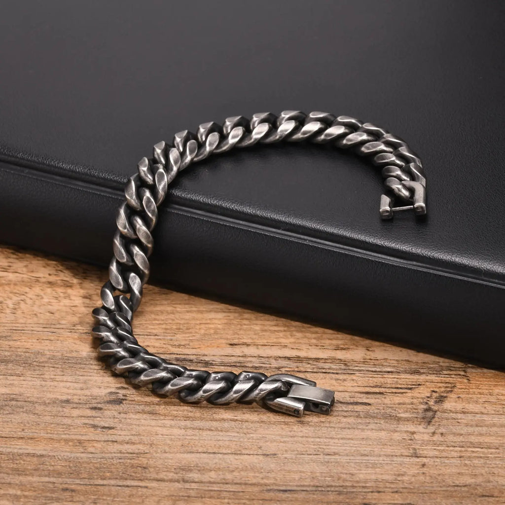 Vintage Cuban Chain Bracelet — Stainless