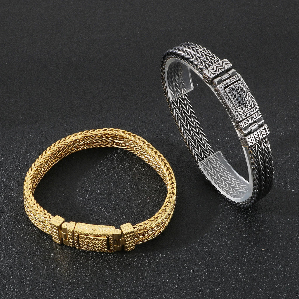 Dragon Bone Chain Bracelet — Gold