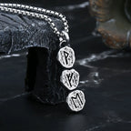 Odin Viking Stainless Steel Pendant Necklace