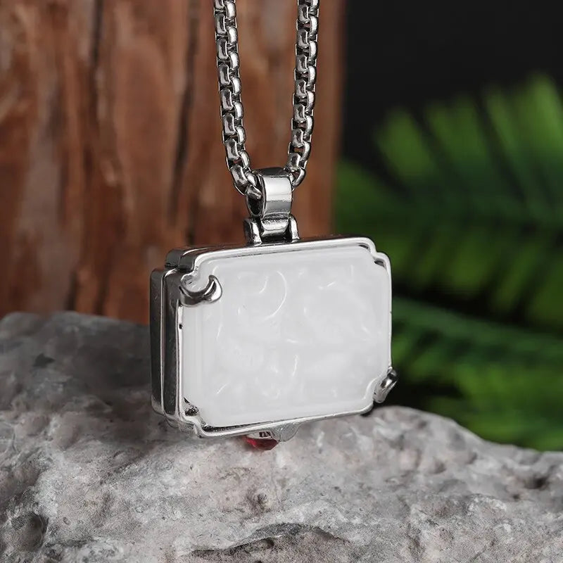 Vajra Pendant Necklace — Stainless Steel