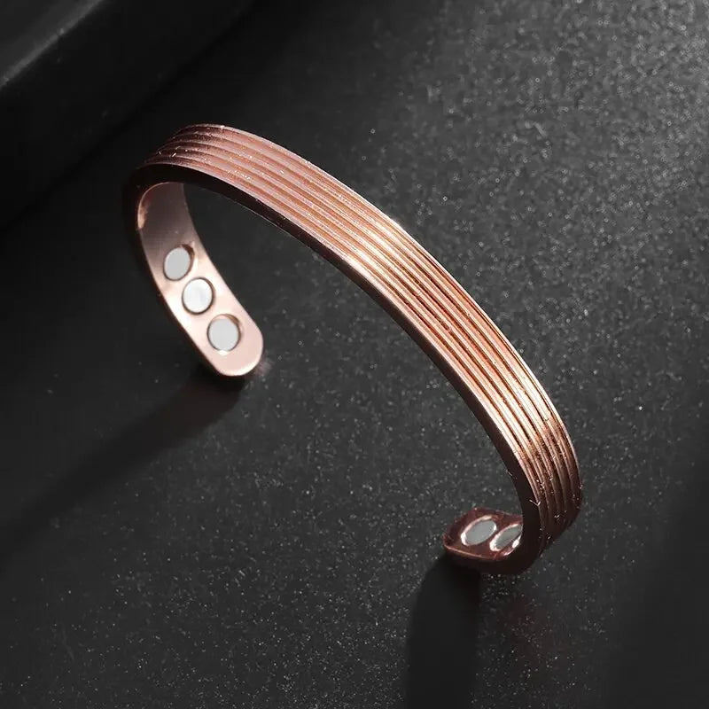 High Quality Copper Engraved Totem Magnetic Adjustable Bracelet for Men Women Joint Protection Pain Relief Biomagnetic