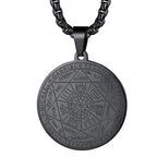 Quality Fashionable Medal Necklace Pendant Pirate Ship Compass Personality Men's Necklace Pendant Hip Hop Jewelry Trend