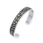 Vintage Nordic Viking Compass Bracelet Punk 316L Stainless Steel Vikings Rune Men Bangles Biker Amulet Jewelry Gift