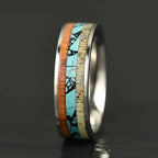 Red Personalized Couple Tungsten Carbide Ring with Spider Pattern Dome Edge,Comfortable Fit, Fashionable Daily Item,Wedding Ring
