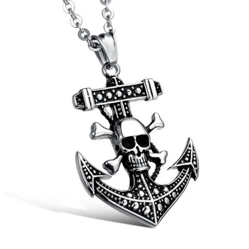 Fish Steel Pendant European American Pirate Retro