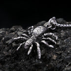 Gothic Spider Pendant — Stainless Steel