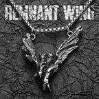 Angel Kiss Pendant Necklace — Stainless Steel