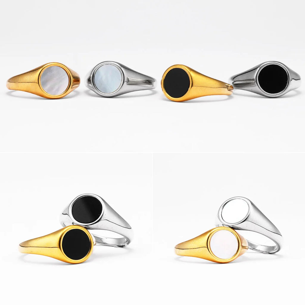 Shell Minimal Ring — Stainless Steel