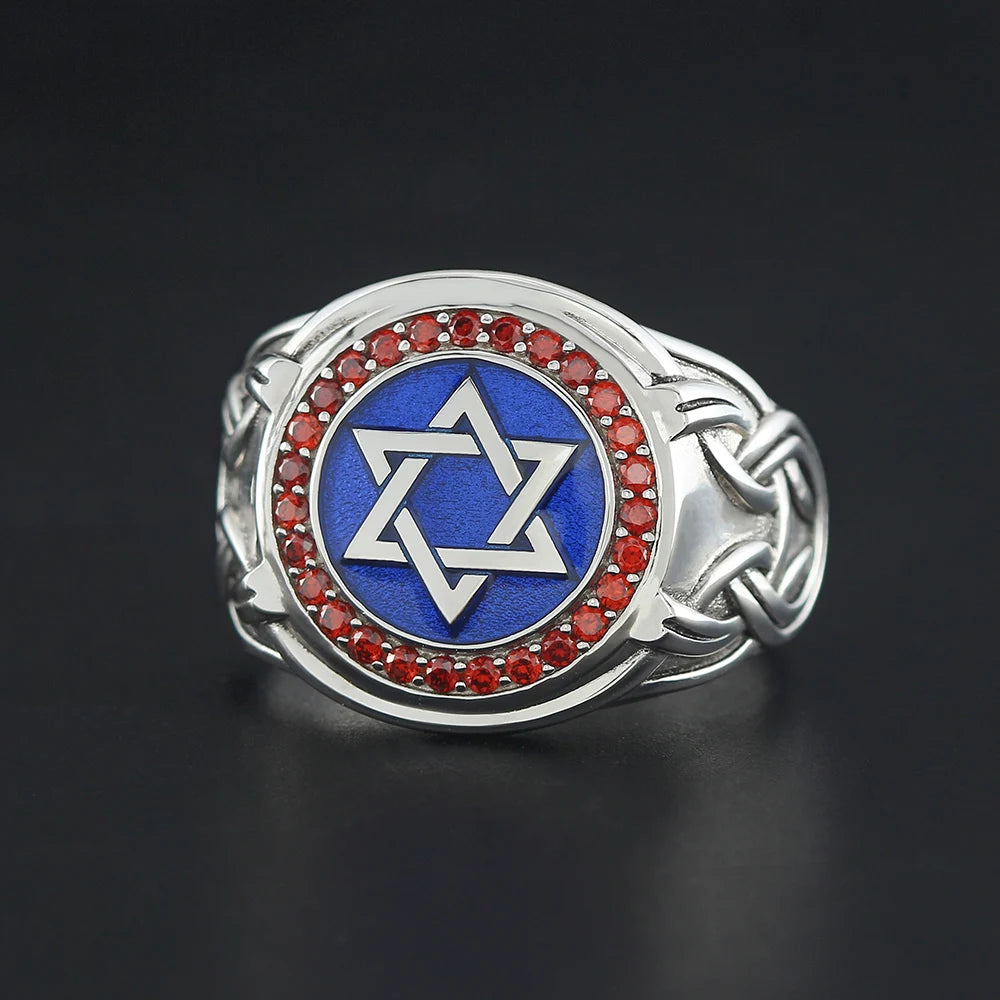 Star of David Ring — 925 Silver