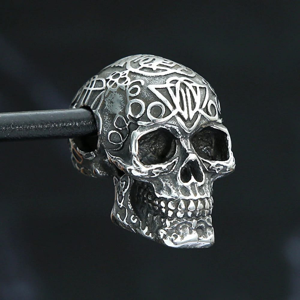 Gothic Skull Stainless Steel Pendant Necklace