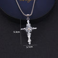 Cross Steel Pendant Vampire Lovers Pair Students