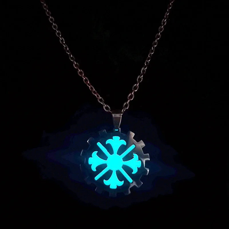 Luminous Heart Pendant Necklace — Stainless Steel