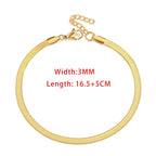 Rope Chain Bracelet 3-4mm — Stainless Steel