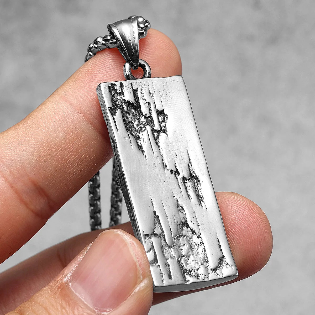 Jesus Pendant Necklace — Stainless Steel