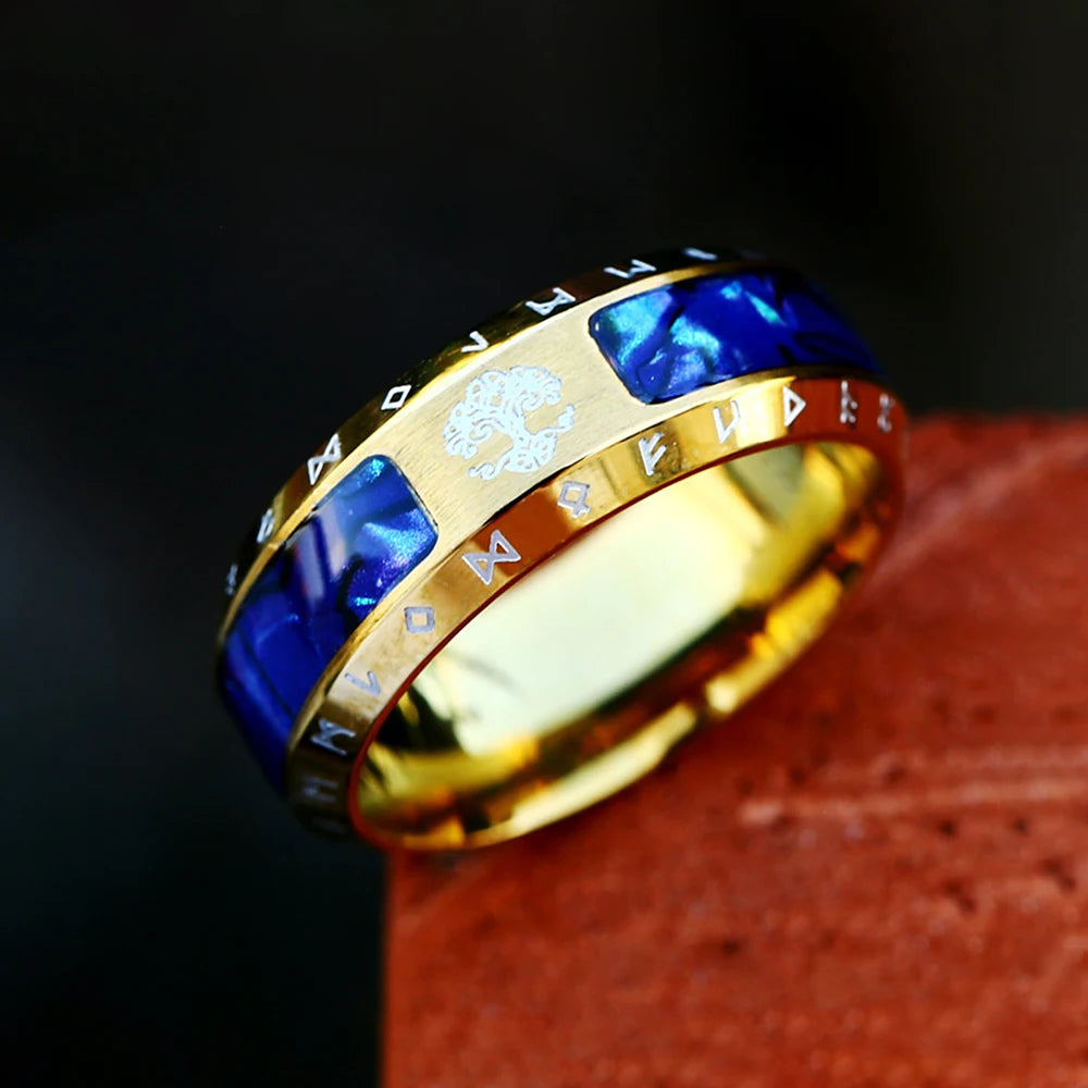 Fashion Punk Stainless Steel Fire Dragon Rings For Men Women Hip Hop Biker Vintage Vikings Animal Ring Amulet Jewelry