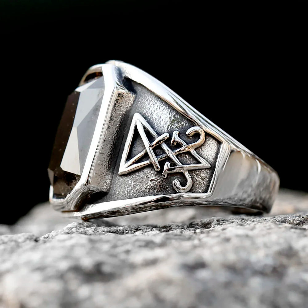 Vintage Lucifer Ring for Men — 316L Stainless Steel