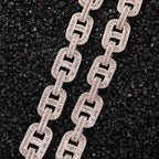Uwin Miami Necklaces 15mm Cuban Link CZ Baguette Prong Setting  Iced Out Zircon Pave Luxury Bling Jewelry Fashion Hiphop For Men
