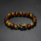 Color-Changing Natural Stone Pi Xiu Beaded Bracelet