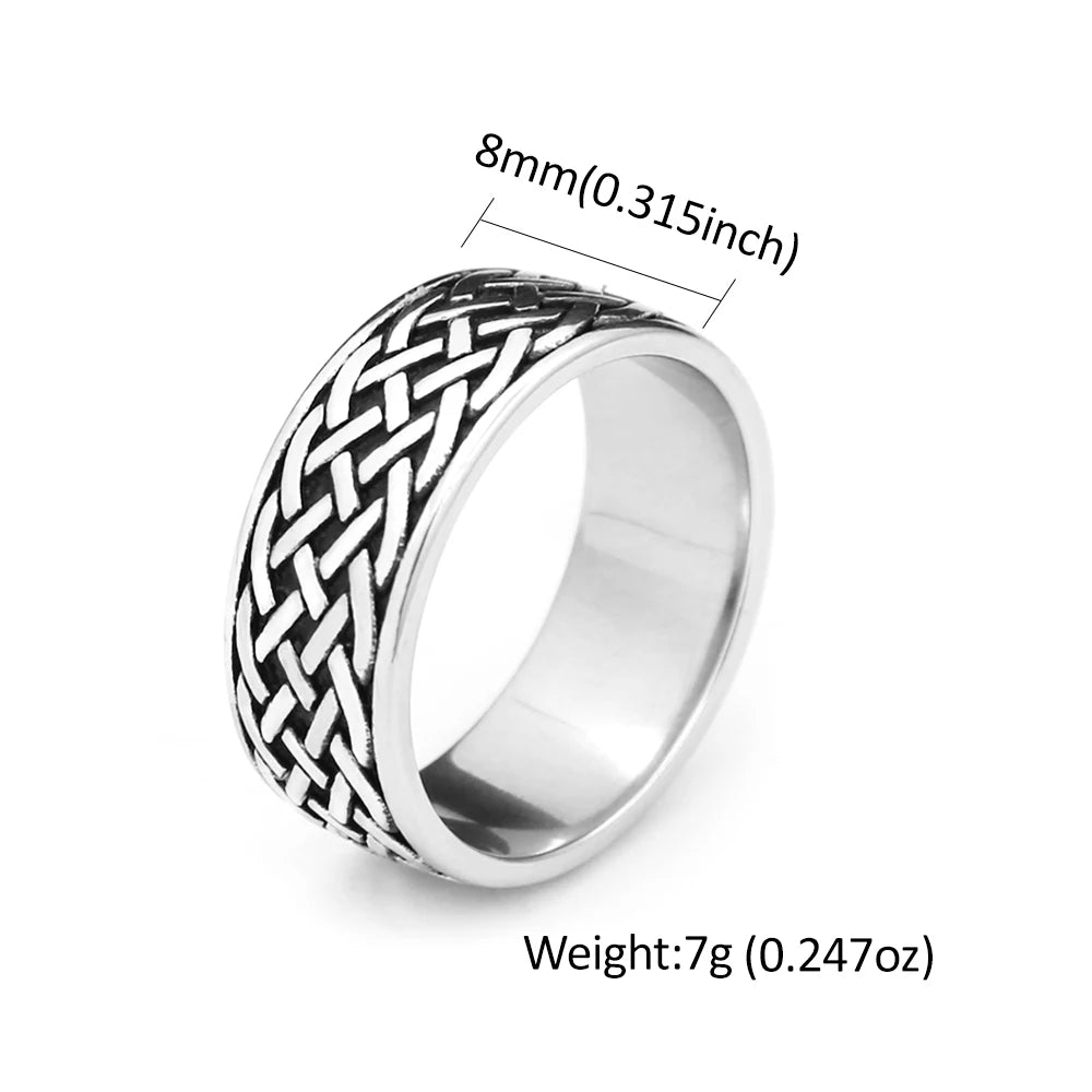 Viking Knot Ring — Stainless Steel