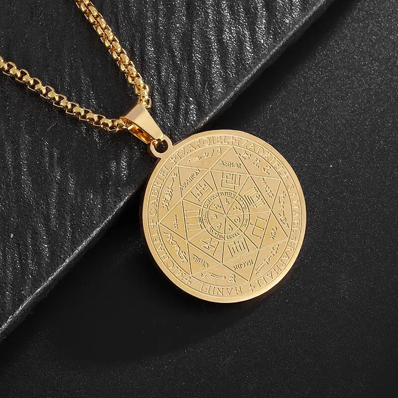 Anubis Stainless Steel Pendant Necklace