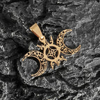 Celtic Trinity Knot Pendant Necklace — Zinc Alloy