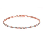 New 2&3&4mm Moisssanite Tennis Bracelet Original 925 Sterling Silver Jewelry Moisssanite Diamond Tennis Chain for Women