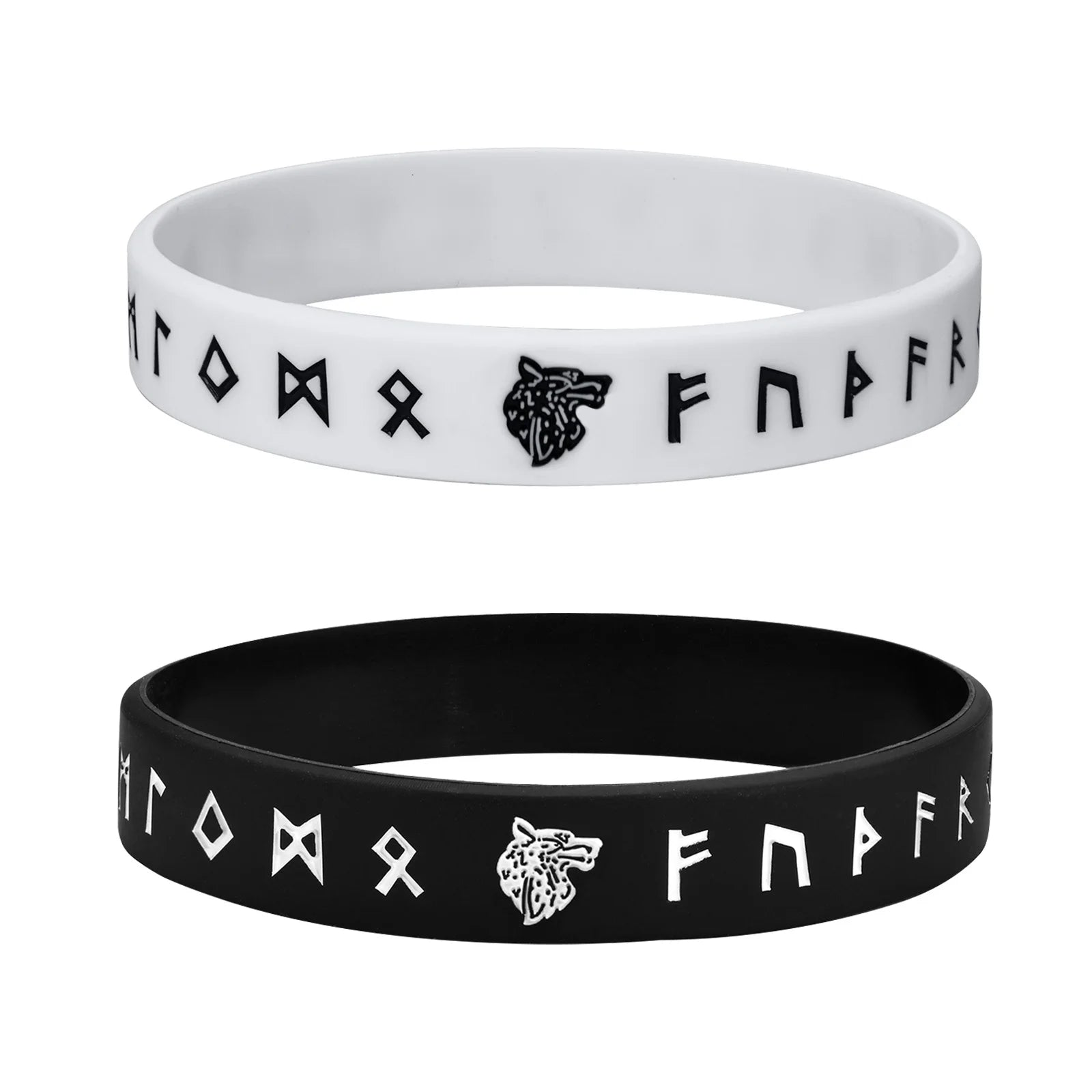 Viking Compass Silicone Bracelet 12mm