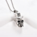 Gothic Skull Pendant Necklace — Stainless Steel