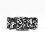 Egypt Pharaoh Eye Ring — Stainless Steel