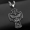Archangel Michael Wings Pendant — Stainless Steel