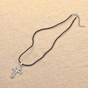Russian Orthodox Cross Pendant Necklace — Gold
