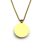 Owl Gold Pendant Necklace — Stainless Steel