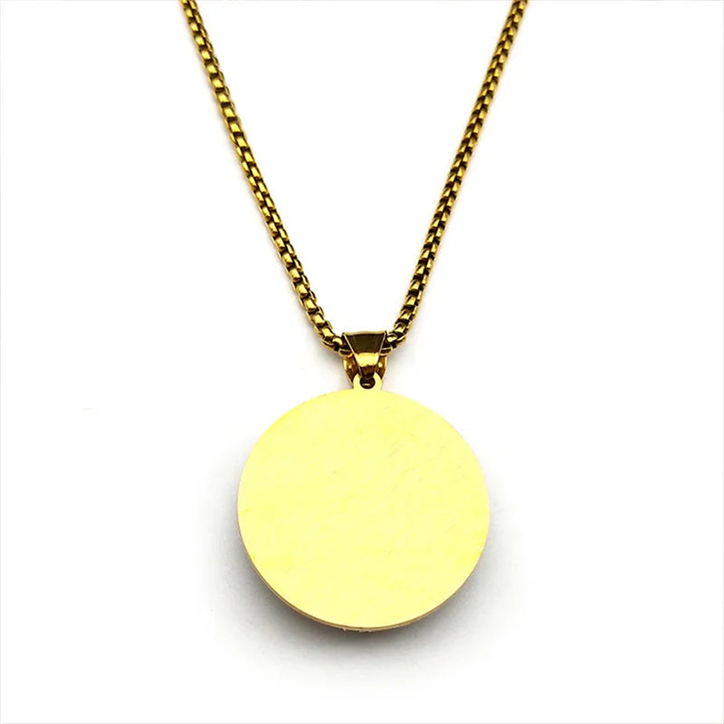 Owl Gold Pendant Necklace — Stainless Steel