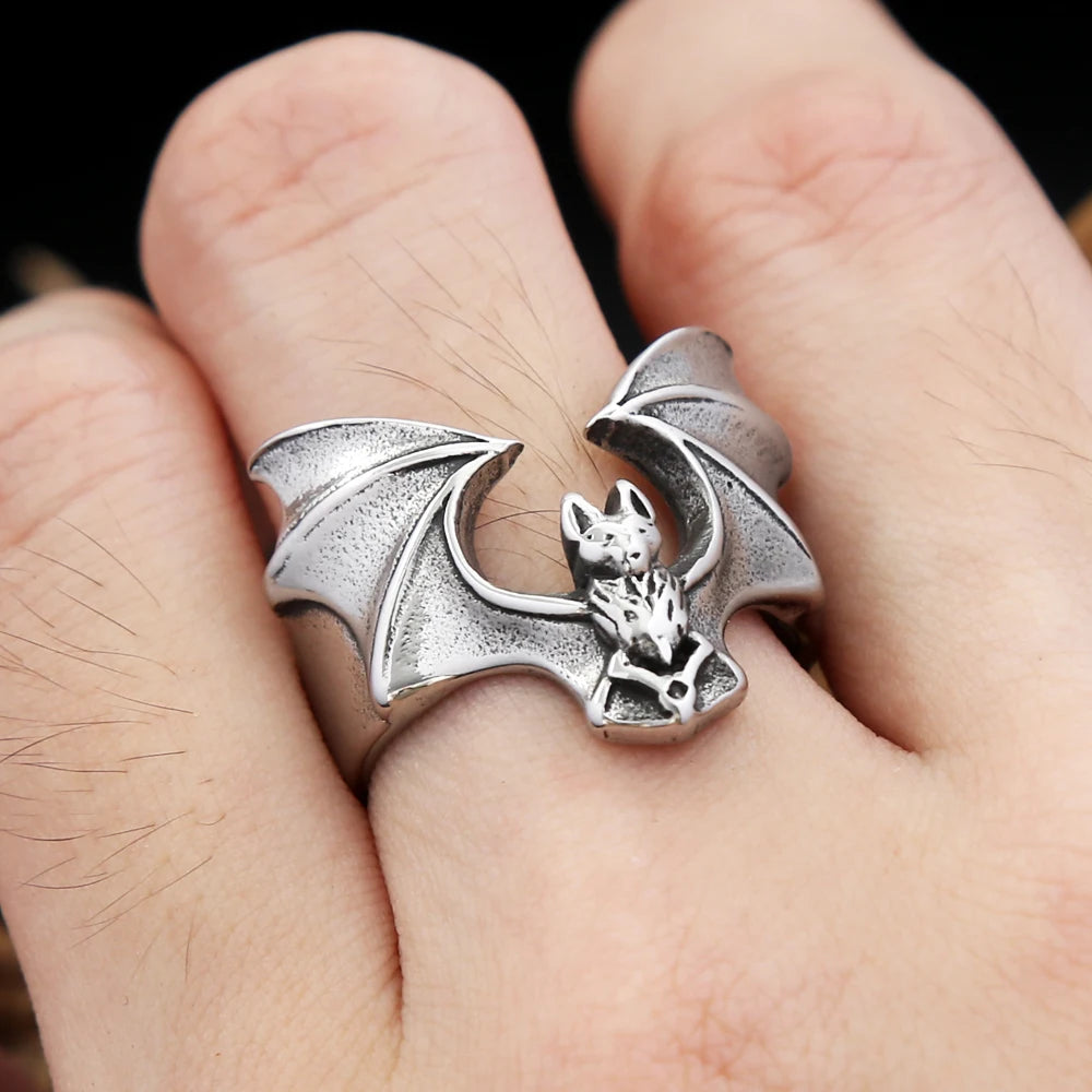 Bat Ring — Stainless Steel