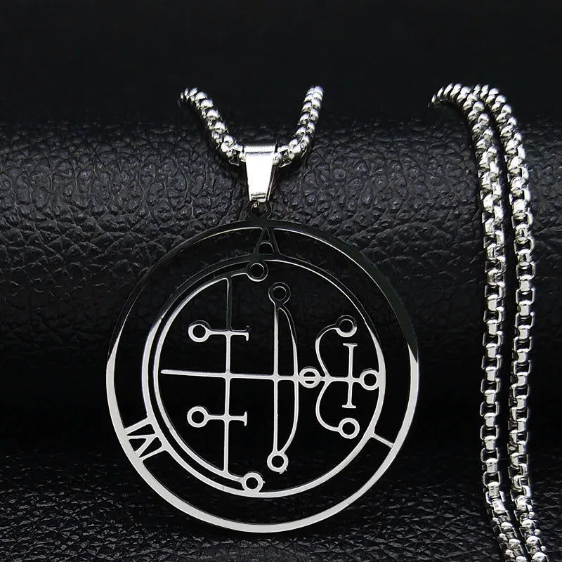 Astaroth Sigil Pendant Necklace — Stainless Steel
