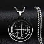 Astaroth Sigil Pendant Necklace — Stainless Steel