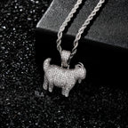 Goat Head Pendant Necklace with 30in Chain Length