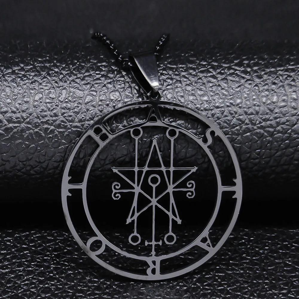 Astaroth Sigil Pendant Necklace — Stainless Steel