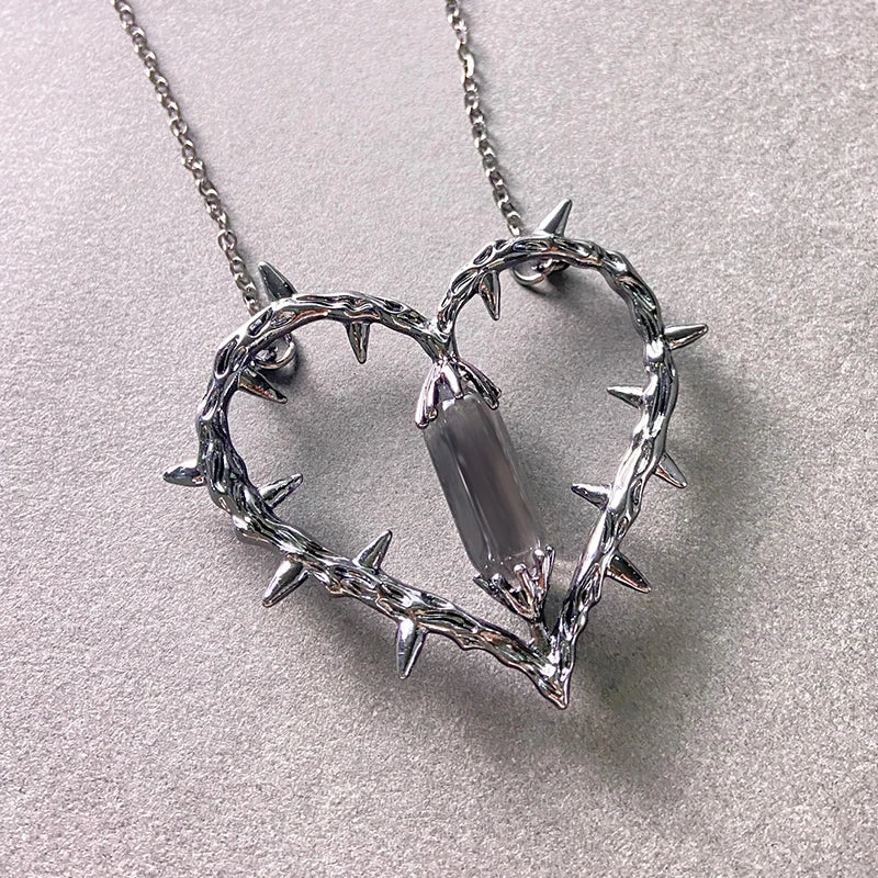 Iced Out Angel Pendant Necklace