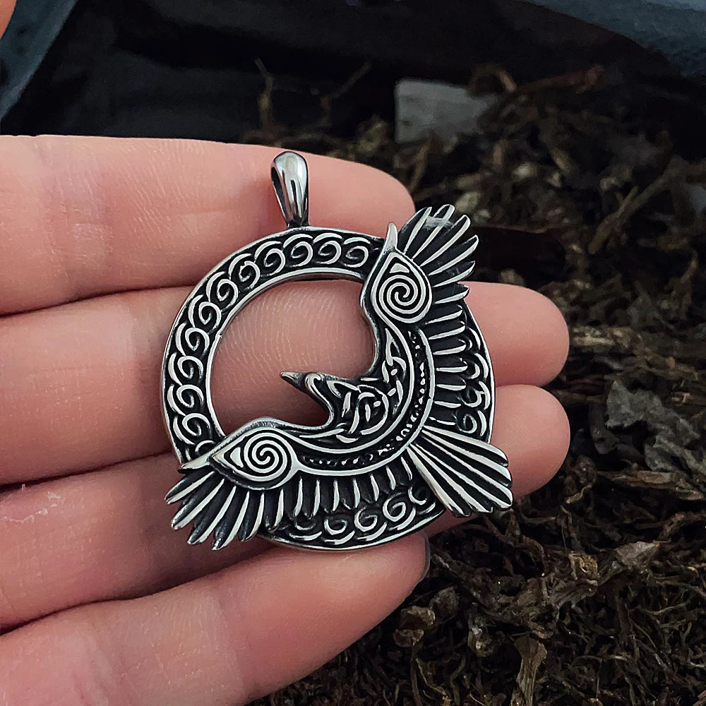 Multi-style Vintage Viking Necklace Men Amulet Nordic Tree of Life Celtic Stainless Steel Pendant Chain Jewelry Wholesale