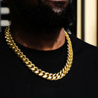 Miami Cuban Link Choker 18mm — Gold