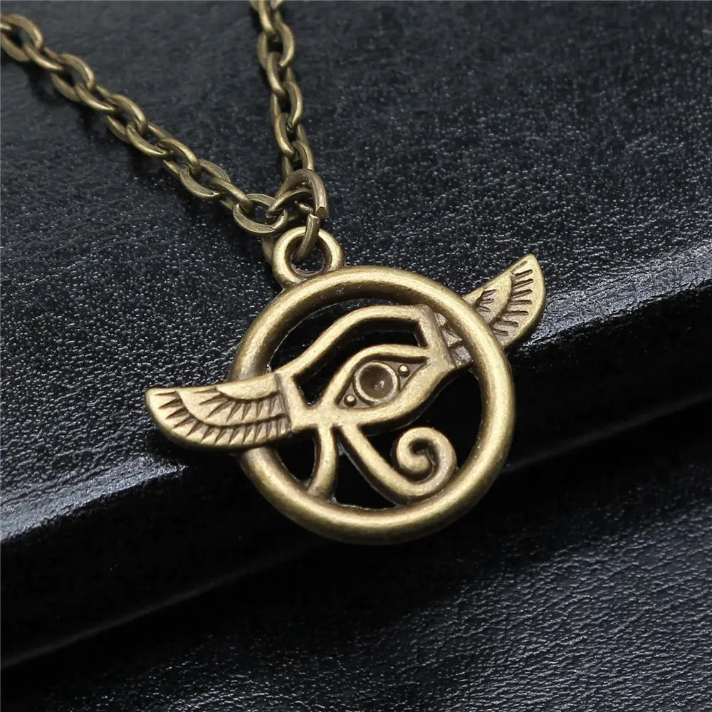 Hand and Eye Talisman Amulet Necklace — 43cm Chain