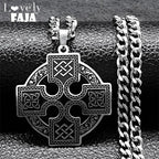 Gothic Celtic Cross Pendant — Stainless