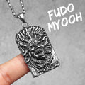 Tibetan Demon Stainless Steel Pendant Necklace