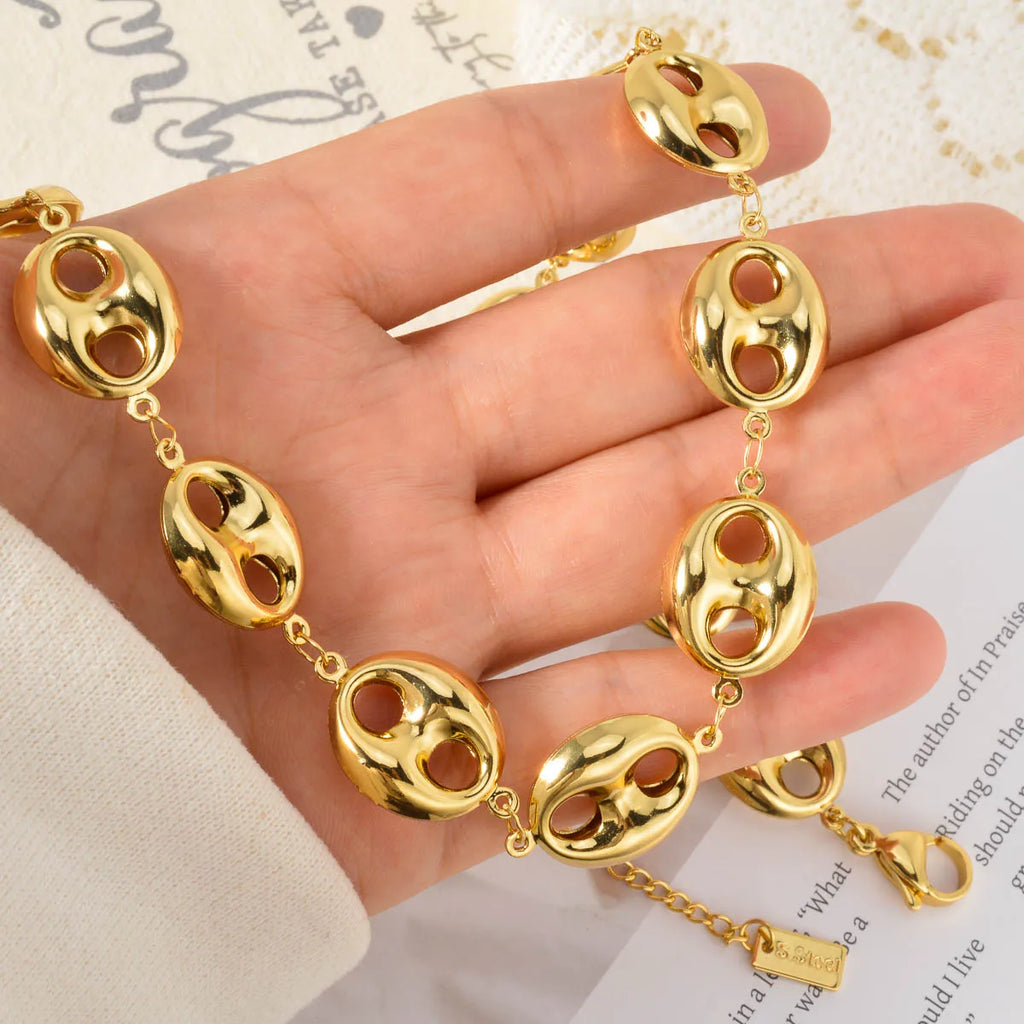 ‌Cuban Link Chain Necklace 5mm Stainless Steel Jewelry for Men Silver Gold Hip Hop Unisex Chains Durable Everyday Gift